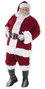 Ultra Velvet Santa Suit Extra Large F7507A