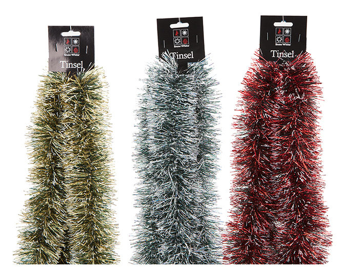 Christmas Frosted Tinsel M516032