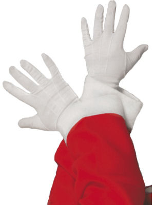 White Santa Gloves S98217