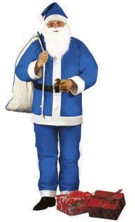 Blue Santa Suit W15365