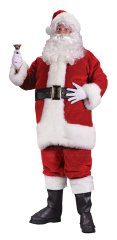 Plush Red Santa Suit F7506 Extra Large