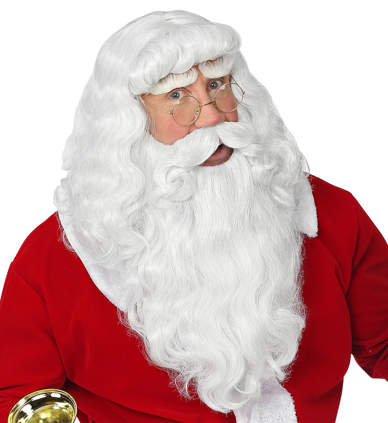 Santa Wig with Beard and Moustache W46943