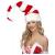 Red and White Striped Christmas Hat S38328 - view 1