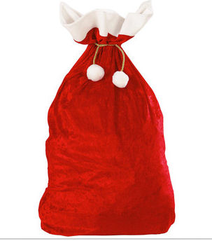 Velvet Santa Sack W1561